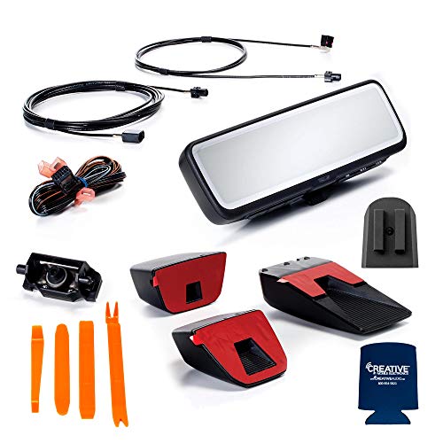 Gentex Sprinter Van Rear View Video Full Display Mirror, Auto Diming, Compass, Standard Video Input & Long Neck Mount