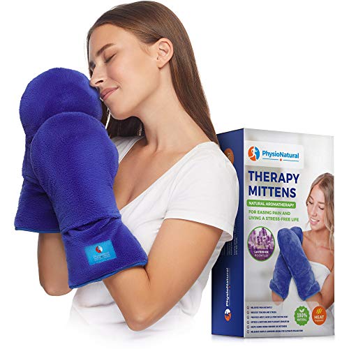 Microwavable Therapy MittensRelief for Hands and Fingers in Cases of Stiff Joints, Arthritis, Trigger Finger, Inflammation, Raynaud's, Carpal TunnelHeated Hands Mitts WarmersScented Gloves