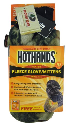 HotHands Heatmax, Inc Heated Fleece Mittens (Camo, Large/X-Large) (MMO2)