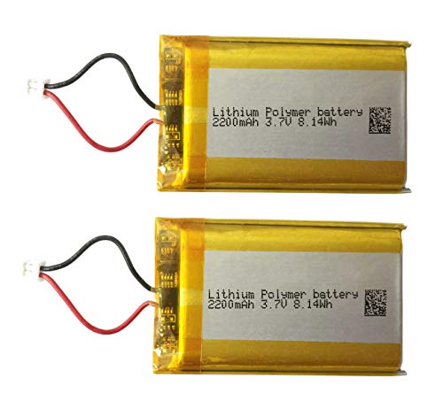 LIP1922-S 2200mAh 3.7v Lithium Battery Replacement for Sony PS4 Pro Dual Shock 4 CUH-ZCT2E CUH-ZCT2U Wireless Controller 2Pack