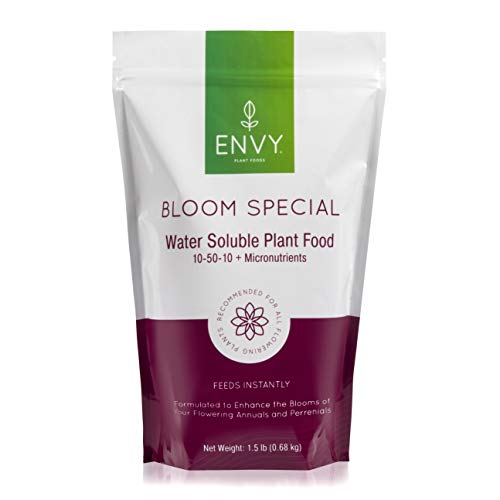 ENVY Bloom Special Professional Grade (10-50-10) Water Soluble Plant Food - Promotes Larger, More Beautiful Blossoms (1.5 lb)