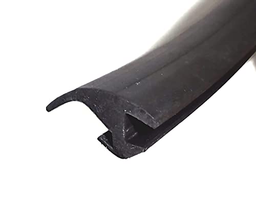 Glass Rubber Seal for Car Windshield Small, 0.75 inch Width (19mm) - Length 13 Feet (4 Meter)