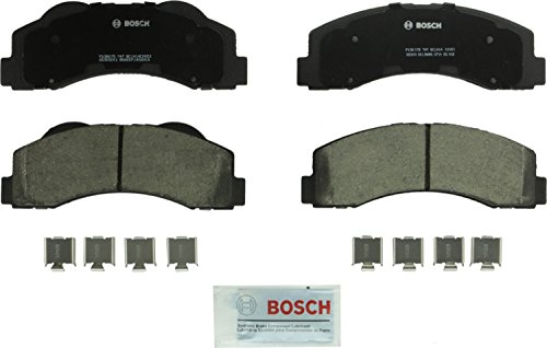 BOSCH BC1414 QuietCast Premium Ceramic Disc Brake Pad Set - Compatible With Select Ford Expedition, F-150; Lincoln Navigator; FRONT