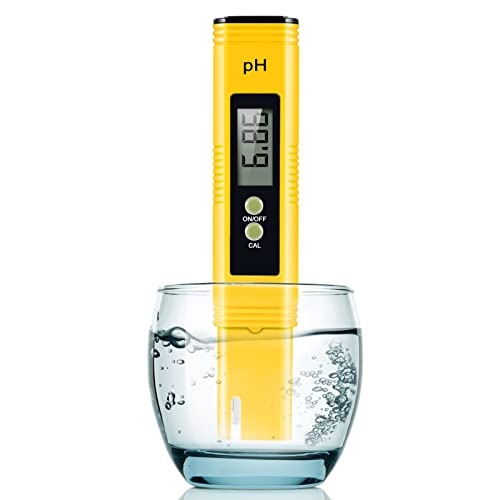 PH Meter, Digital PH Tester 0.01 High Accuracy PH Meter for Water, 0-14 PH Measurement Range for Drinking Water, Pool and Aquarium