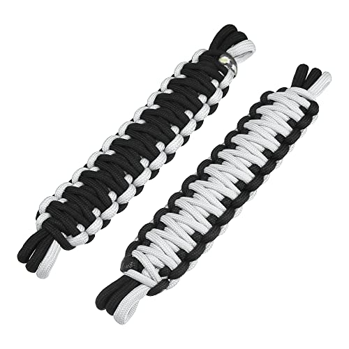 X AUTOHAUX 2pcs Door Strap Swing Doors Limiting Check Straps Nylon for Jeep Wrangler TJ JK JKU JL JLU YJ for Gladiator JT 2/4 Door 87-21 Black Gray