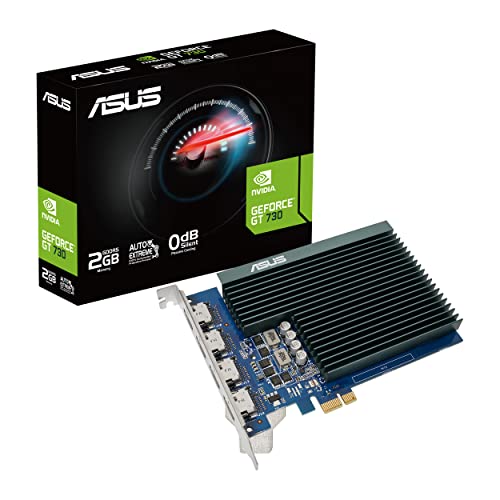 Asus GT730-4H-SL-2GD5//GT730 HDMI 2G GT730-4H-SL-2GD5, GeForce, W126476662 (2G GT730-4H-SL-2GD5, GeForce GT 730, 2 GB, GDDR5, 5010 MHz, 3840 x 2160 Pixels, PCI Express 2.0)