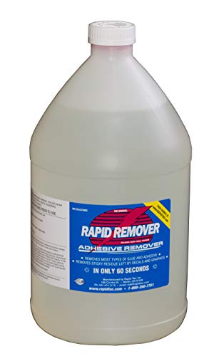 RapidTac RAPID REMOVER Adhesive Remover for Vinyl Wraps Graphics Decals Stripes 1 Gallon Bottle