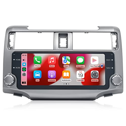 Dasaita 10.25'' Android 11 Wireless Carplay Stereo for Toyota 4Runner 2010 2011 2012 2013 Bluetooth Car Radio GPS Navigation Head Unit Multimedia Music Video Player Android Auto 4G 64G PX6 DSP Silver