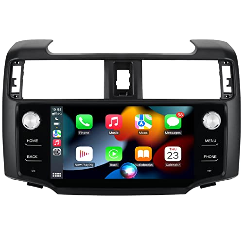 Android Car Stereo for Toyota 4Runner 2014-2019 with Wireless CarPlay Android Auto,10.25 inch Touch Screen Bluetooth GPS WiFi DSP 4G RAM 64G ROM Black Head Unit
