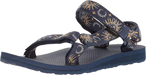 Teva Women's Original Universal Sandal, Sun and Moon Insignia Blue, 8