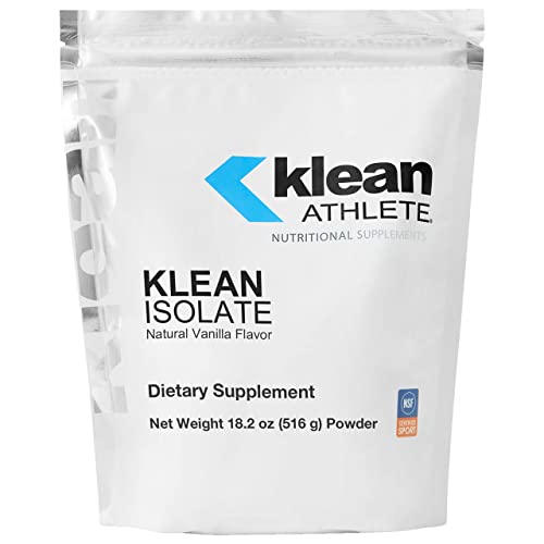 Klean ATHLETE Klean Isolate | Whey Protein Isolate to Enhance Daily Protein and Amino Acid Intake for Muscle Integrity* | NSF Certified for Sport | 20 Servings | Natural Vanilla Flavor