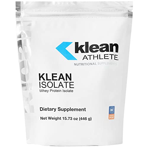 Klean ATHLETE Klean Isolate | Whey Protein Isolate to Enhance Daily Protein and Amino Acid Intake for Muscle Integrity* | NSF Certified for Sport | 20 Servings | Unflavored