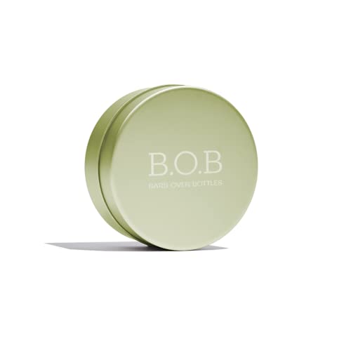 B.O.B BARS OVER BOTTLES Travel Tin Case | Shampoo and Conditioner Storage Container | Travel Size Tins & Soap Saver - 100% Zero Waste | Eco-friendly, Plastic-free | Aluminum | Recyclable | Green