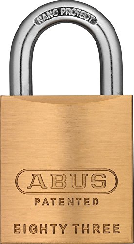 Abus 83/45 83 Series Rekeyable Brass Padlock, with Kwikset "KW1" Keyway 0-Bitted