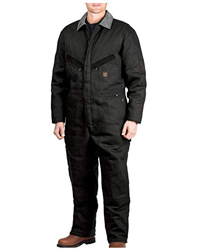 Walls Men's Zero-Zone Duck Insulated Coverall, Midnight Black, Large/Short