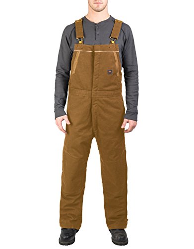 Walls Men's Frost Blizzard Pruf Insulated Bib Overall, Pecan, X-Large