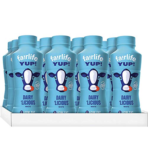 fairlife YUP! Low Fat, Ultra-Filtered Milk, 14 fl oz (Pack of 12) (Dairy Licious)