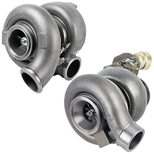 Twin Turbocharger Pair Compound Turbo Kit For Caterpillar CAT C15 ACERT Replaces 10R2407 10R1888 232-1811 251-4818 - BuyAutoParts 40-80176IK New