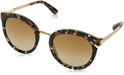 Dolce&Gabbana DG4268 Sunglasses 911/6E-52 - Cube Black/gold Frame, Grad Light DG4268-911-6E-52