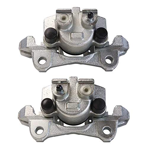 AutoShack BC2708PR Rear Brake Calipers Assembly Pair Set of 2 Driver and Passenger Side Replacement for 1999 2000 2001 2002 2003 2004 Jeep Grand Cherokee 4.0L 4.7L V8 4WD AWD RWD
