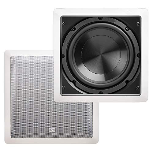 OSD 8" in Wall Subwoofer 150W Easy Install, Paintable Grill IWS8