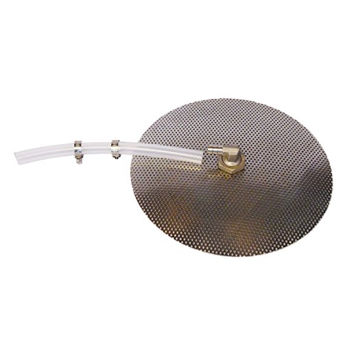 12 inch Stainless Steel False Bottom with Silicone Tubing