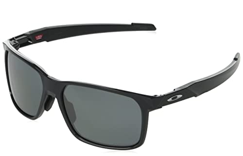 Oakley Men's OO9460 Portal X Rectangular Sunglasses, Carbon/Prizm Black, 59 mm