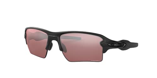 Oakley Men's OO9188 Flak 2.0 XL Rectangular Sunglasses, Matte Black/Prizm Dark Golf, 59 mm + 1