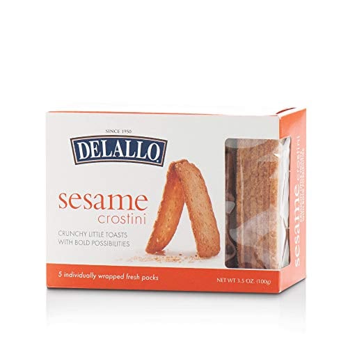 DeLallo Sesame Crostini Toasts 3.5 oz. (4 pack)