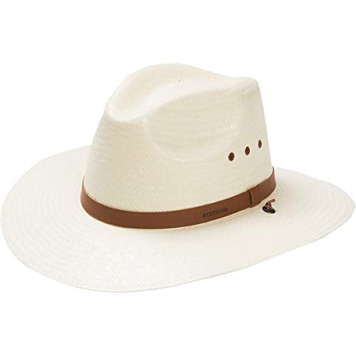 Stetson & Dobbs OSLAMS-3830 Men's Los Alamos Toyo Straw Hat, Natural - XL