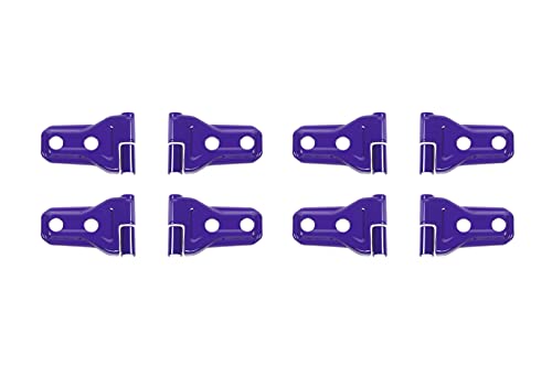 Car ABS Door Hinge Kit Cover Decorative Trim for Jeep Wrangler JL JT 2018-2021 4-Doors purple