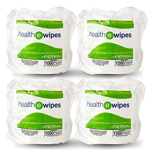 Antiseptic Heavy Duty Cleaning Wipes, Gym Equipment Wipes (4000 Wipes/Roll | 4 Rolls/CSE) HealthEwipe Fitness Equipment Wipes