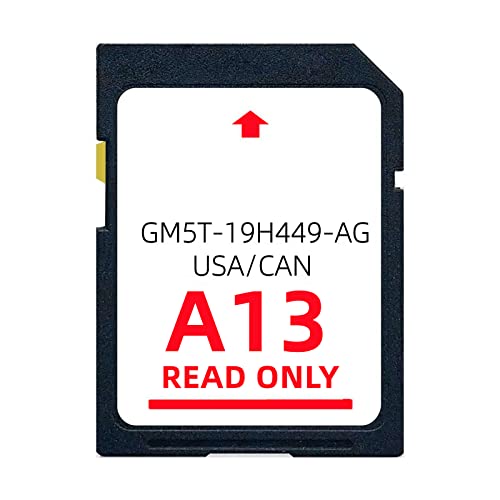 Latest 2022 A13 Navi.on SD Card GM5T-19H449-AG Compatible with Ford & Lincoln, Sync USA/Canada Maps