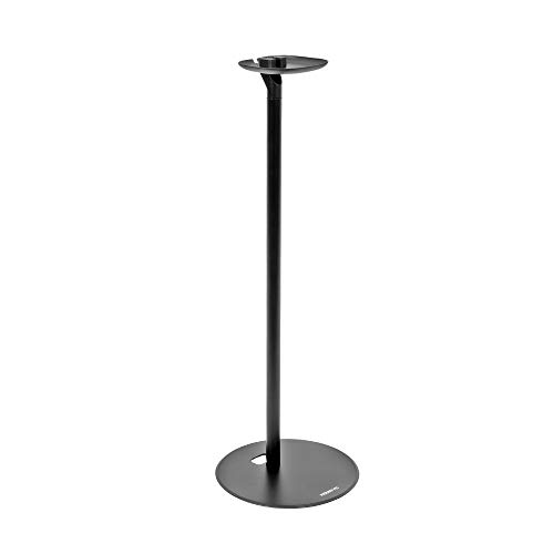 Mount-It! Speaker Floor Stand for Sonos One, SL, and Play:1 [28" Tall] Built-in Cable Management, Lightweight, Minimal, Space Saving, Enhanced Surround Sound (Matte Black)