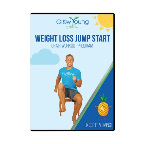 Grow Young Fitness Weight Loss Jump Start Exercises for Seniors - Chair Workouts from Home - Simple Safe Effective Back to Basics Workout DVD for Elderly