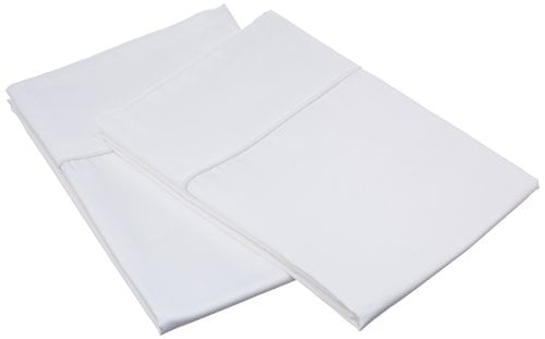 Oversize Pillow Case by Gravity Sleep. Extra Large Extra Tall Extra Wide 100% Cotton Pillowcase. 23Wx34L 300 Thread Count (2- Pack Queen White)