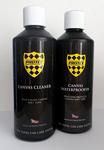 PROTEX Convertible Soft Top Care Kit with Canvas Cleaner & Waterproofer 1 Litre
