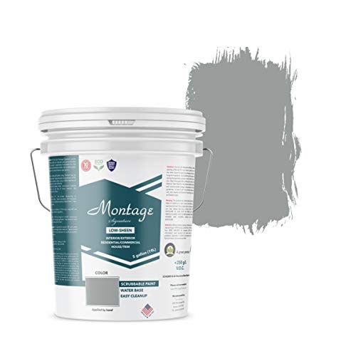 Montage Signature Interior/Exterior Eco-Friendly Paint, Twilight, Low Sheen, 5 Gallon