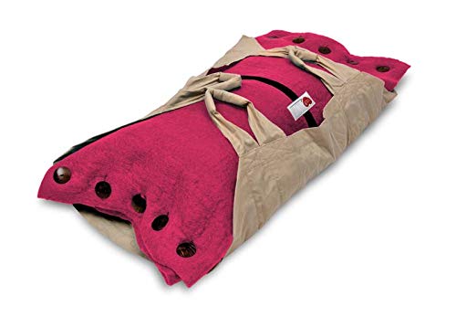 Sweet Goodbye Cocoon- Eco-Friendly Pet Burial & Cremation Ceremony Kit (Premium Wool) - Casket for Dogs and Cats  Size for Every Breed (Choose Size & Color) (Small, Pink)