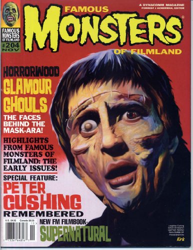 Famous Monsters of Filmland Magazine 204 PETER CUSHING Anna May Wong CAROLE LOMBARD Sexy Ladies GLAMOUR GHOULS October 1994