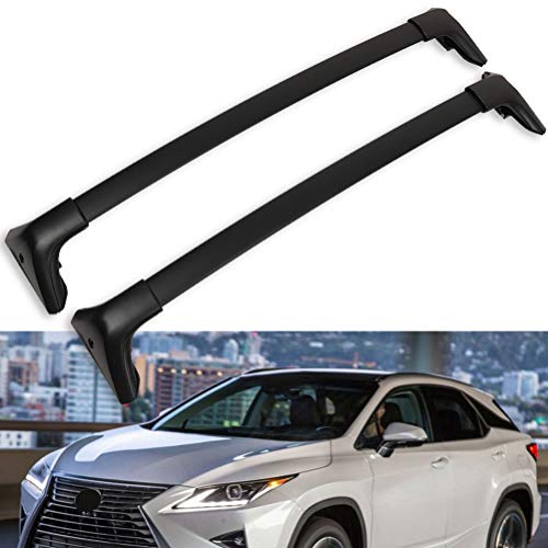 ECCPP Roof Rack Crossbars fit for Lexus RX350 2016-2018 2020,for Lexus RX450h 2016-2020 Rooftop Luggage Canoe Kayak Carrier Rack - Fits Side Rails Models ONLY