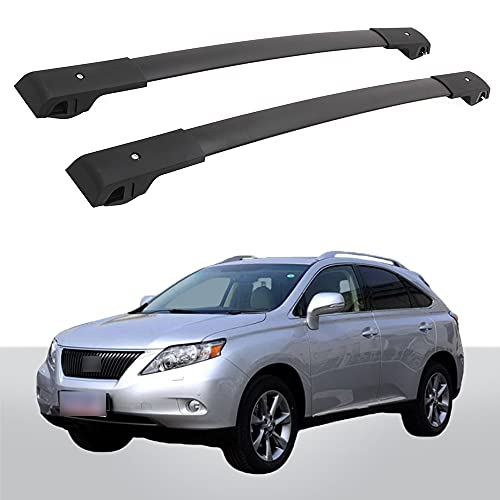 EZREXPM Roof Rack Cross Bars Fit for Lexus RX RX350 RX450h 2009 2010 2011 2012 2013 2014 2015 Cargo Carrier Crossbar Accessories Adjustable Luggage