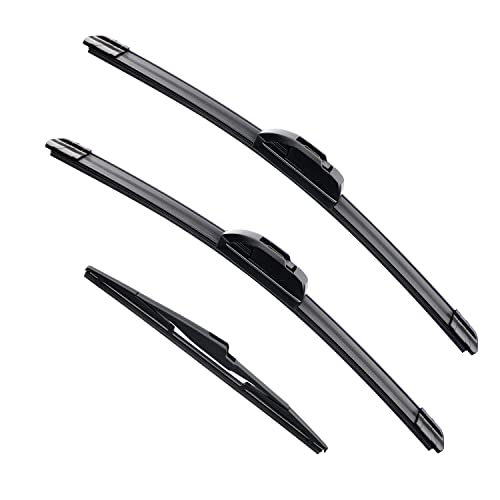 VTOGOI Wiper Blades With Rear Wiper Blades Set For Kia Sportage 2017-2022,Automotive Replacement Windshield Wiper Blades, That Meet OEM Quality Easy DIY Install 26 "+16"+12"(Set of 3)