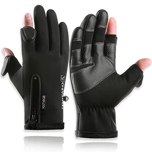 Weitars Winter Gloves for Men Women Waterproof Gloves Touchscreen Gloves Thermal Snow Gloves for Cycling Hiking (Large)