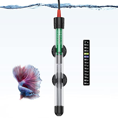 Uniclife 200 Watt Aquarium Heater with Thermometer, Fish Tanks Heater for 25-50 Gallon