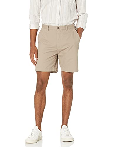 Amazon Essentials Men's Classic-Fit 7" Short, Khaki Brown, 29
