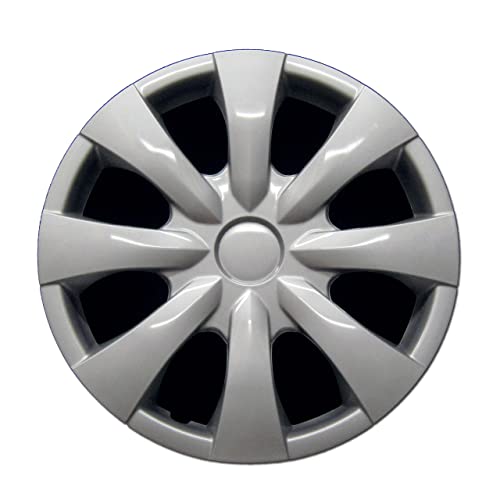 Premium Replica Hubcap, Replacement for Toyota Corolla 2009-2013, 15-inch Wheel Cover (1 Piece)