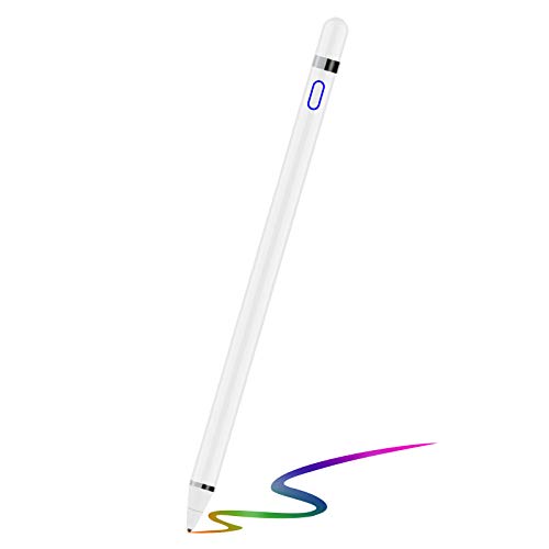 Stylus Pen Touch Screen Pencil: Active Stylus Pens Compatible for Apple iPhone iPad HP DELL Tablet Phone Laptop Chromebook Kindle Fire - Fine Point Digital Capacitive Drawing Pencil