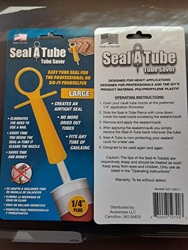 Seal-A-Tube Caulk Saver Large