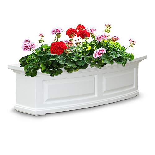 Mayne 4830-W Nantucket Window Box, 3-Foot, White